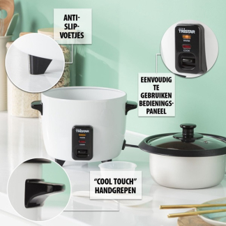 Tristar Rijstkoker | Tristar | 0.6 liter (300W, Binnenpan) RK-6117 K170109058 - 7