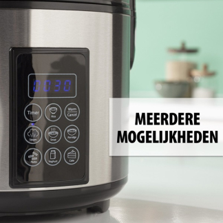 Tristar Rijstkoker | Tristar | 2.2 liter (900W, Binnenpan, 7 programma’s, RVS) RK-6138 K170109063 - 5