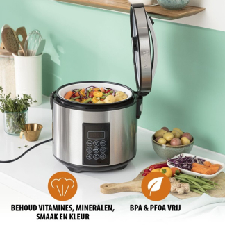 Tristar Rijstkoker | Tristar | 2.2 liter (900W, Binnenpan, 7 programma’s, RVS) RK-6138 K170109063 - 7