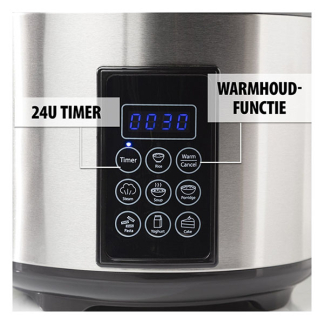 Tristar Rijstkoker | Tristar | 2.2 liter (900W, Binnenpan, Stoomrek) RK-6138 K170109063 - 4