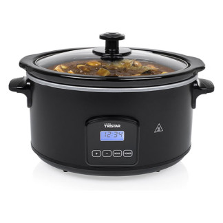 Tristar Slowcooker | Tristar | 4.5 liter (Keramische binnenpan, Warmhoudfunctie, Timer, PFAS vrij, 210W) VS-3920 K170109066 - 3