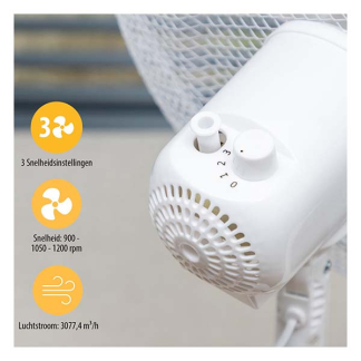 Tristar Staande ventilator | Tristar | Ø 40 cm | (Max. 115 cm, 3 standen, Zwenkfunctie) VE-5755 K170202795 - 8