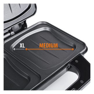 Tristar Tosti ijzer | Tristar | 900W (Anti-aanbaklaag, RVS) SA-3060 K170109064 - 4