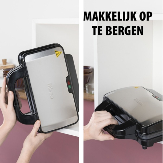 Tristar Tosti ijzer | Tristar | 900W (Anti-aanbaklaag, RVS) SA-3060 K170109064 - 7