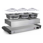 Tristar Warmhoudplaat | Tristar | 3 x 1.4 liter (200W, RVS, Deksel) BP-6283 K170109016 - 3
