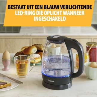 Tristar Waterkoker | Tristar (1.7 L, 2200 Watt, Droogkookbeveiliging, Led, Glas) WK-3405 K170109074 - 7