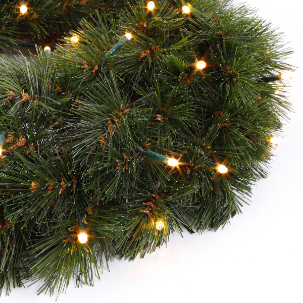 Triumph Tree Kerstkrans | Triumph Tree | Forest Frosted | Ø 45 cm (48 leds, Bevroren, Netstroom, Binnen) 387072 K151100152 - 3