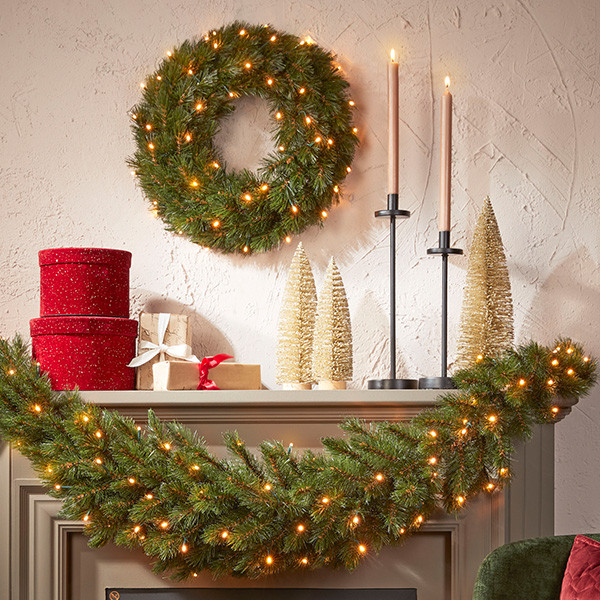 Triumph Tree Kerstkrans | Triumph Tree | Forest Frosted | Ø 45 cm (48 leds, Bevroren, Netstroom, Binnen) 387072 K151100152 - 4