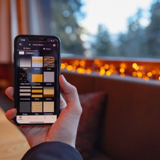 Twinkly Clusterverlichting met app | 8.5 meter (400 leds, Wifi, Timer, Goud, Binnen/Buiten) TWC400GOP-BEU A151000352 - 3
