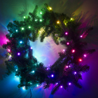 Twinkly Kerstkrans | Twinkly | Ø 61 cm (50 LEDs, Wifi, Timer, RGB+Wit, Binnen) TWR050SPP-BEU K151000357 - 3