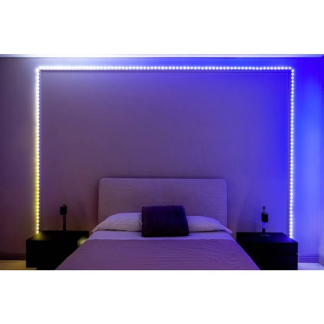Twinkly LED strip | Dots | 12.5 meter (Flexibel, 200 LEDs, IP44, RGB+Wit, Transparant) TWD200STP-TEU K151000553 - 