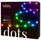 Twinkly LED strip | Dots | 12.5 meter (Flexibel, 200 LEDs, IP44, RGB+Wit, Zwart) TWD200STP-BEU K151000552 - 1