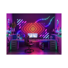 Twinkly Lichtgordijn met app | Twinkly| Matrix | 0.5 x 2.4 meter (500 led, Designs, Gekleurd, Binnen) TWW500STP-TEU K151000578 - 2