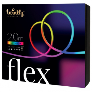 Twinkly Slimme LED strip met voeding | Twinkly | 4 meter (Flexibel, 200 LEDs, 240V, IP20, Multicolor, Wit) TWFL200STW-W A151000556 - 
