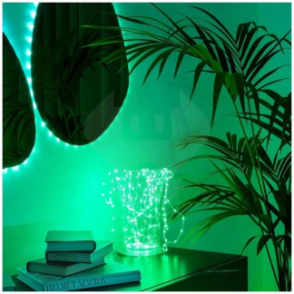 Twinkly Slimme led strip met voeding | Twinkly | 22.5 meter (Flexibel, 400 leds, 110-240V, IP44, Multicolor, Zwart) TWD400STP-BEU A151000554 - 4