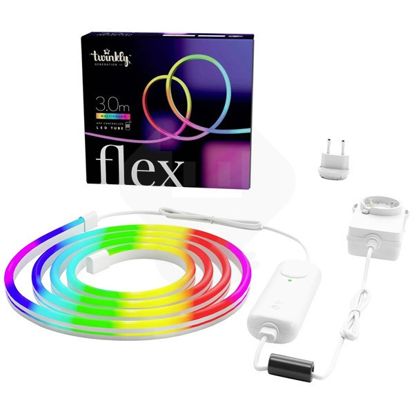 Twinkly Slimme led strip met voeding | Twinkly | 4 meter (Flexibel, 200 leds, 240V, IP20, Multicolor, Wit) TWFL200STW-W A151000556 - 2