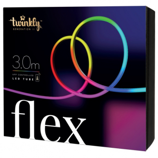 Twinkly Slimme led strip met voeding | Twinkly | 5 meter (Flexibel, 300 leds, 240V, IP20, Multicolor, Wit) TWFL300STW-W A151000557 - 1