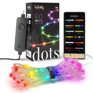 Twinkly Slimme led strip met voeding | Twinkly | 5 meter (Flexibel, 60 leds, 5V, IP20, Multicolor, Transparant) TWD060STP-T A151000551 - 2