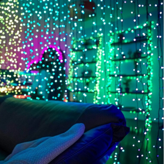Twinkly Smart lichtgordijn | 3.5 meter (210 leds, Wifi, Timer, RGBW, Binnen/Buiten) TWW210SPP-TEU B151000349 - 4