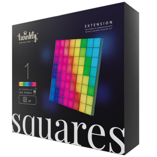 Twinkly Squares | Uitbreidingsset | 1 stuk (Wifi, Excl. voedingskabel) TWQ064STW-01-BAD K151000576 - 