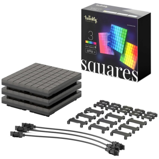 Twinkly Squares | Uitbreidingsset | 3 stuks (Wifi, Excl. voedingskabel) TWQ064STW-03-BAD K151000558 - 