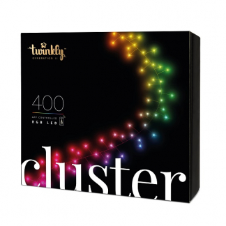 Twinkly clusterverlichting | 8.5 meter (400 LEDs, Wifi, Timer, RGB, Binnen/Buiten) TWC400STP-BEU K151000351 - 