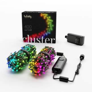 Twinkly clusterverlichting | 8.5 meter (400 leds, Wifi, Timer, RGB, Binnen/Buiten) TWC400STP-BEU K151000351 - 2