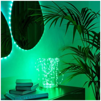 Twinkly led strip | Dots | 12.5 meter (Flexibel, 200 leds, IP44, RGB+Wit, Zwart) TWD200STP-BEU K151000552 - 4