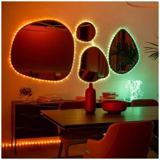 Twinkly led strip | Dots | 22.5 meter (Flexibel, 400 leds, IP44, RGB+Wit, Zwart) TWD400STP-BEU K151000554 - 3