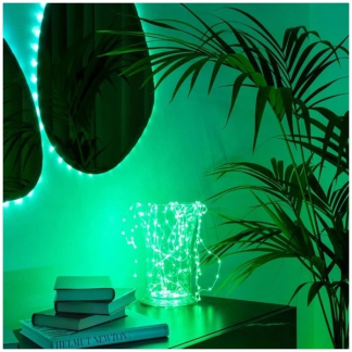 Twinkly led strip | Dots | 22.5 meter (Flexibel, 400 leds, IP44, RGB+Wit, Zwart) TWD400STP-BEU K151000554 - 4