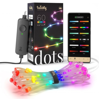 Twinkly led strip | Dots | 5 meter (Flexibel, 60 leds, IP20, RGB+Wit, Transparant) TWD060STP-T K151000551 - 2