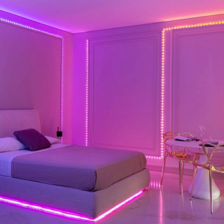 Twinkly led strip | Dots | 5 meter (Flexibel, 60 leds, IP20, RGB+Wit, Transparant) TWD060STP-T K151000551 - 5
