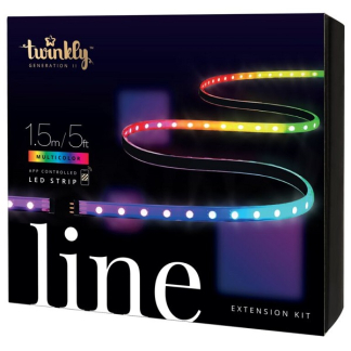 Twinkly led strip | Line | Uitbreidingsset | 1.5 meter (Flexibel, 90 leds, IP20, RGB+Wit) TWL100ADP-B K151000560 - 1