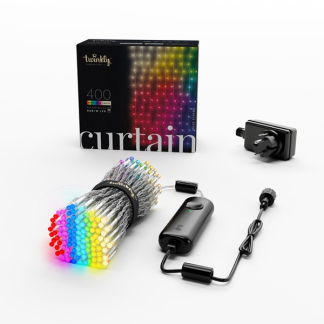 Twinkly lichtgordijn | 5 meter (400 leds, Wifi, Timer, RGB+Wit, Binnen/Buiten) TWW400SPP-TEU K151000564 - 2