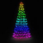 Twinkly metalen kerstboom met verlichting | 2 x Ø 1 meter (300 LEDs, Wifi, RGB+Wit, Buiten) TWP300SPP-BEU K150303816 Twinkly metalen kerstboom met verlichting | 2 x Ø 1 meter (300 LEDs, Wifi, RGB+Wit, Buiten) TWP300SPP-BEU K150303816