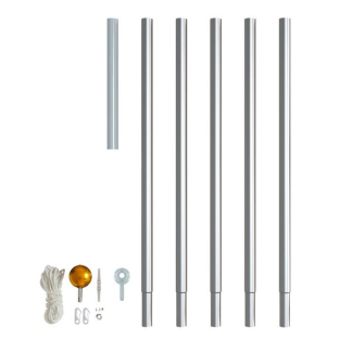 Twinkly vlaggenmast | 8 meter (Zilver) TWP-1K2-POLE-A K151000542 - 1