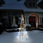 Twinkly vlaggenmast kerstboom | 2 x Ø 1 meter (300 LEDs, Wifi, RGB+Wit, Buiten) TWP300SPP-BEU K150303816 - 4