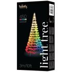 Twinkly vlaggenmast kerstboom | 3 x Ø 1.5 meter (450 leds, Wifi, RGB+Wit, Buiten) TWP500SPP-BEU K150303817 - 2