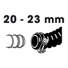 Ubbink Slangklem | Ubbink | 20 – 23 mm | 2 stuks (Voor spiraalslangen) 1510097 K170130149 - 2