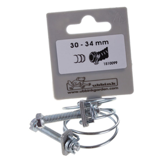 Ubbink Slangklem | Ubbink | 30 – 34 mm | 2 stuks (Voor spiraalslangen) 1510099 K170130323 - 2