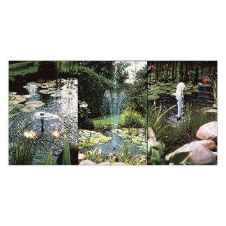Ubbink Vijver filterpomp | Ubbink | 950 ltr/u (Onderwater filter, Fonteinpomp, 5 m³, Sproeihoogte 100/145 cm, Waterpartijen, Filter, UV-C lamp) 1351320 K170130145 - 5