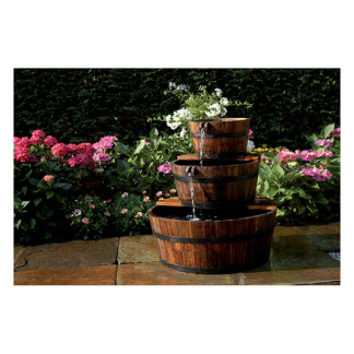 Ubbink Waterornament voor tuin | Ubbink | 600 ltr/u (Ø32/46/59 cm, Hout, Kunststof) 1387021 K170130337 - 2