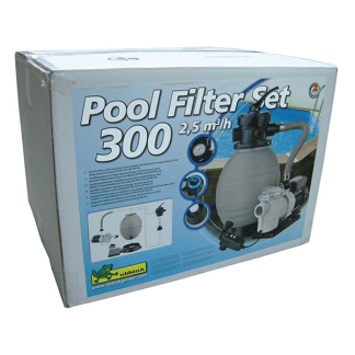 Ubbink Zandfilterpomp | Ubbink | Zandfilterset 300 + Poolmax TP25 | 2.5 m³/u (Geschikt voor 1100 tot 20.000 liter, Manometer) 7504641 K170106332 - 3