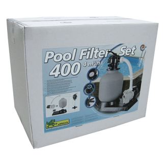 Ubbink Zandfilterpomp | Ubbink | Zandfilterset 400 + Poolmax TP35 | 4.0 m³/u (Geschikt voor 1100 tot 30.000 liter, Manometer) 7504645 K170106333 - 2