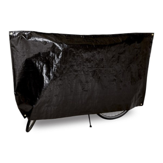 VK Fietshoes | VK | 110 x 210 cm (UV,  Metalen zeilogen, 1 fiets, Zwart) KR6323 K170404608