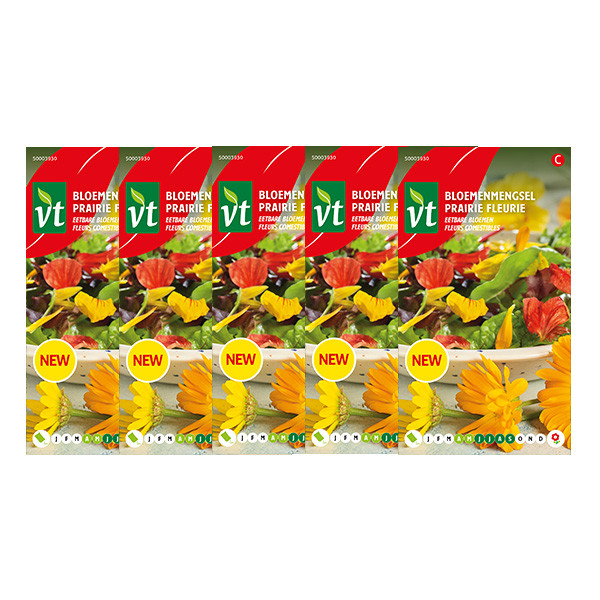 VT Bloemzaden eetbare bloemen | VT | 5 stuks (7 soorten bloemen)  V170116614 - 1