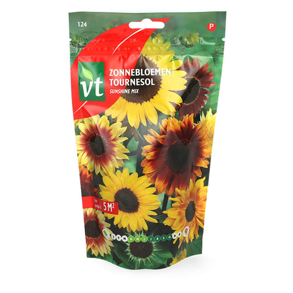 VT Bloemzaden zonnebloem | VT | 5 stuks (Gemengd, 5 m²)  V170116639 - 2