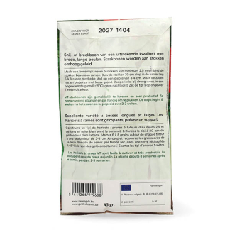 VT Bonen zaad | VT (Staaksnijboon) 50001606 K170116672 - 3