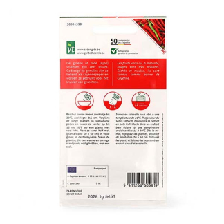 VT Peperzaad | VT | 10 stuks (Spaanse peper, Rood)  W170116656 - 4