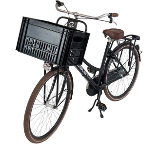 VWP Fietskrat | VWP | 27 x 35 x 44 cm (40 liter, Zwart) FA1418 K170404744 - 2